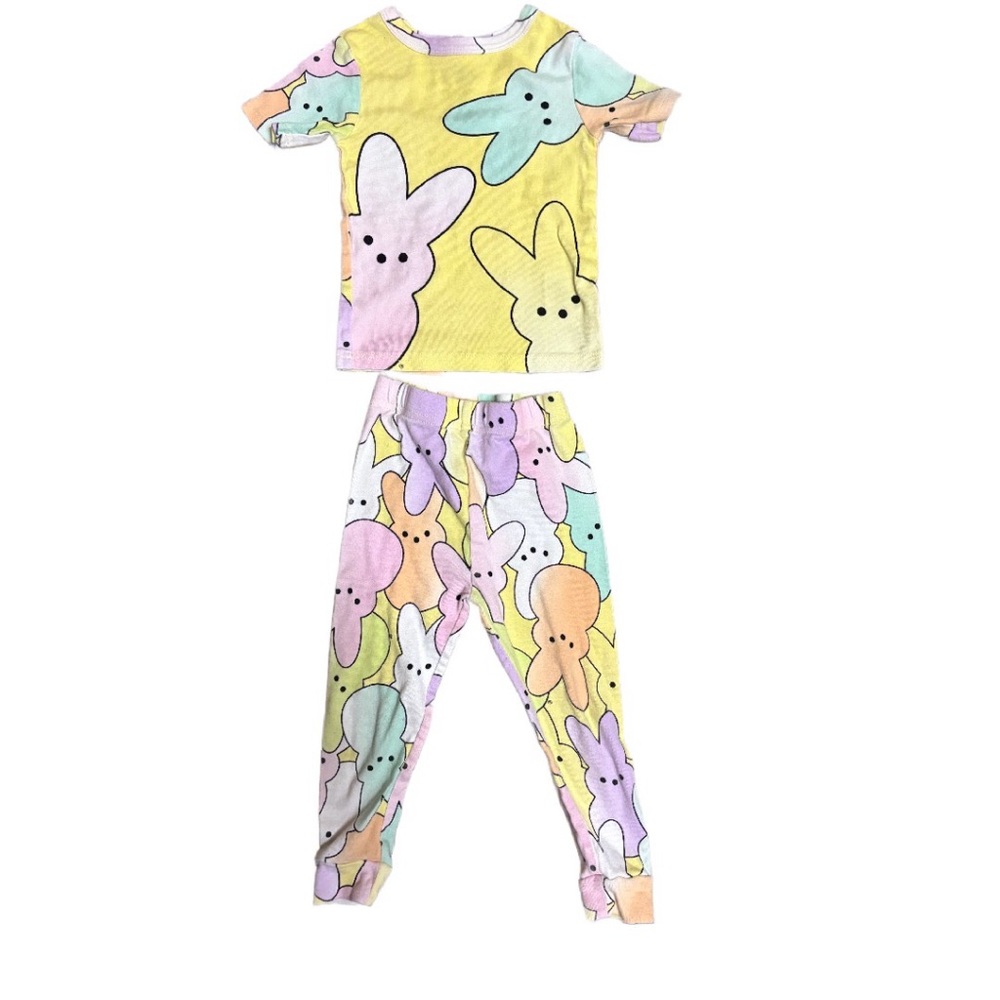 PEEPS Bunny Print Pajamas - 4T